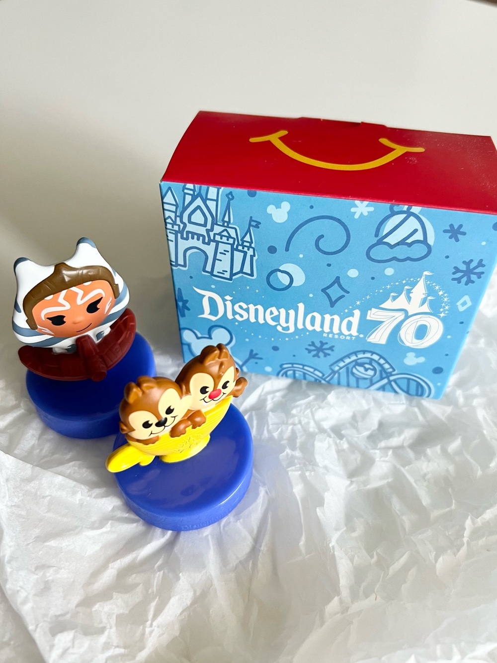 McDonald’s Disneyland 70th Anniversary Collection Ahsoka Tano Chip N Dale Toys